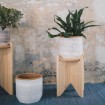 Wooden plant stand
