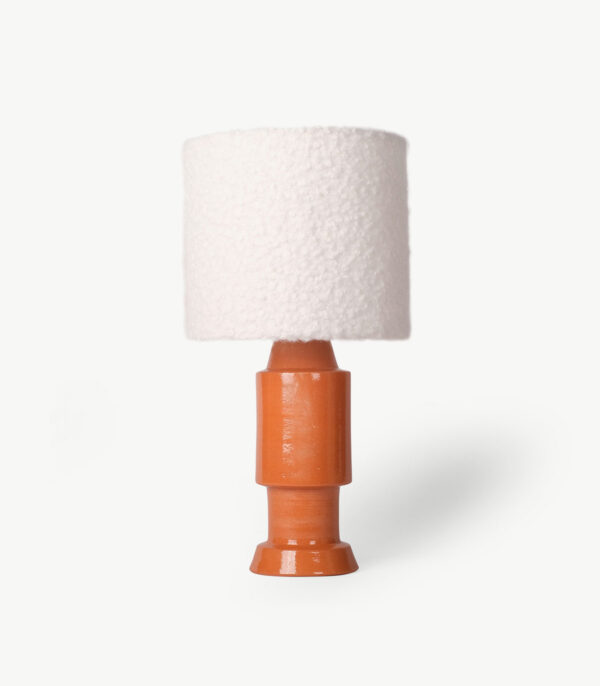 Lámpara de mesa pantalla buclé - Casa Atlântica