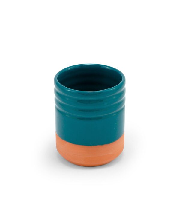 Vaso de barro pintado - Casa Atlântica