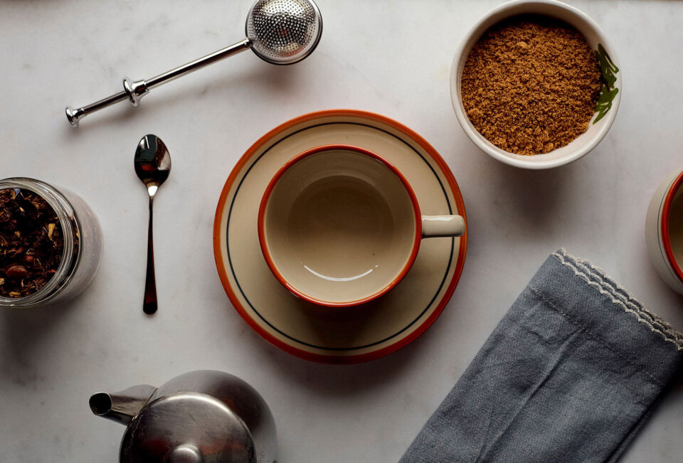 Taza té de diseño retro - Casa Atlântica